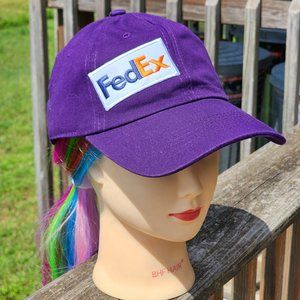NEW Purple Fed Ex Hat